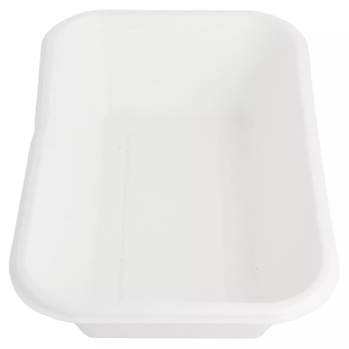 Bandejas 'bionic' 950 ml 21,5x14x5,2 cm blanco bagazo (600 unid.)