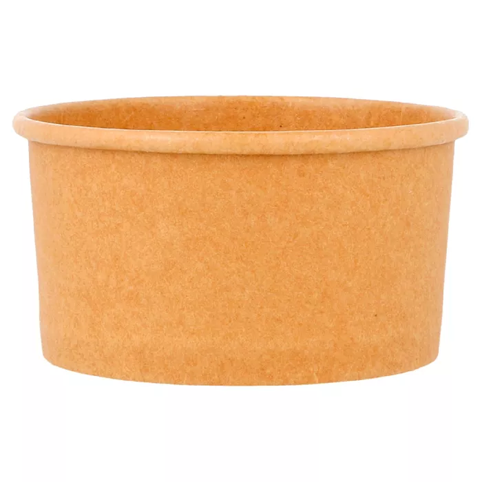 Coppetta gelati 90 ml 210 + 18 pe g/m2 ø7,2x4 cm marrone cartone (2000 unità)