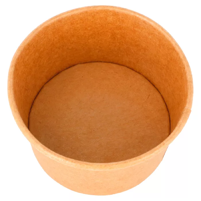 Taça gelados 120 ml 210 + 18 pe g/m2 ø7,7x4,7 cm castanho cartolina (2000 unidade)