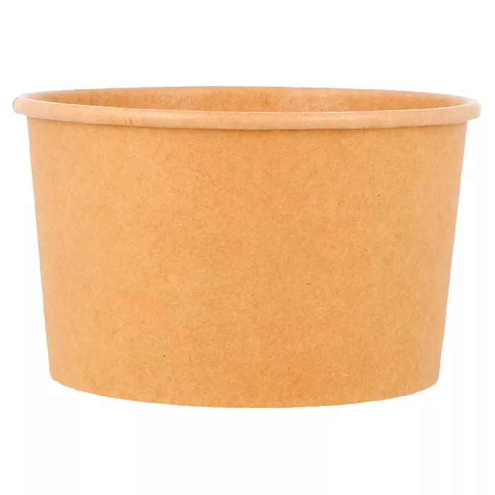 Taça gelados 240 ml 250 + 18 pe g/m2 ø9,4x5,5 cm castanho cartolina (2000 unidade)