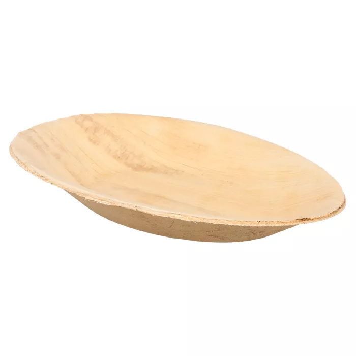 Piatti ovale 'areca'  17x12x2 cm naturale areca (200 unità)