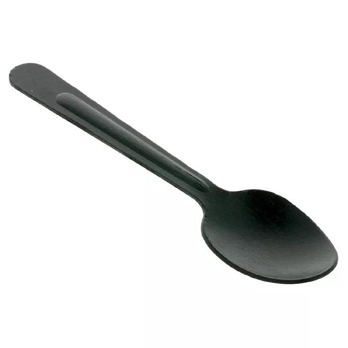 Cucchiai 'wood' elegance  16,5 cm nero legno (100 unità)