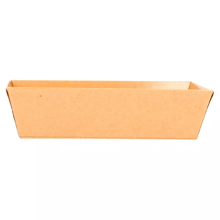 Barchette  250 + 12,5 pe g/m2 13,5x7,5x3,5 cm naturale kraft (1000 unità)