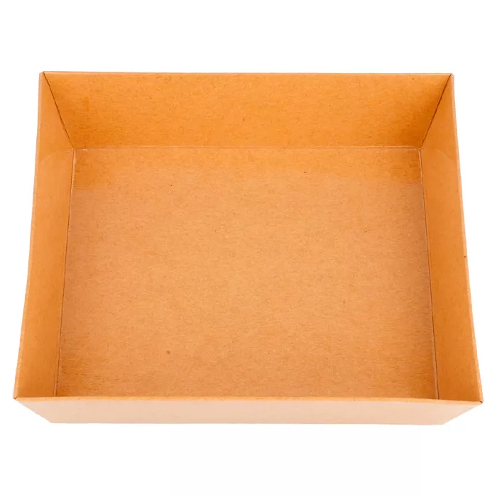 Barchette  250 + 12,5 pe g/m2 14x13x3,5 cm naturale kraft (1000 unità)