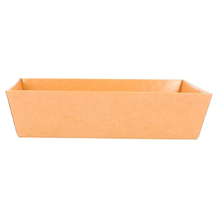 Barchette  250 + 12,5 pe g/m2 14x13x3,5 cm naturale kraft (1000 unità)