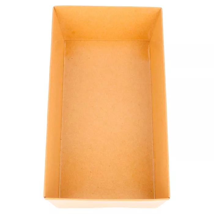 Barchette  250 + 12,5 pe g/m2 15,5x8,5x3,5 cm naturale kraft (1000 unità)