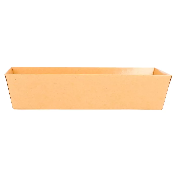 Barchette  250 + 12,5 pe g/m2 15,5x8,5x3,5 cm naturale kraft (1000 unità)