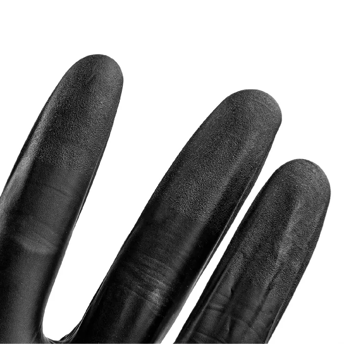 Guanti  size: l nero nitrile (100 unità)