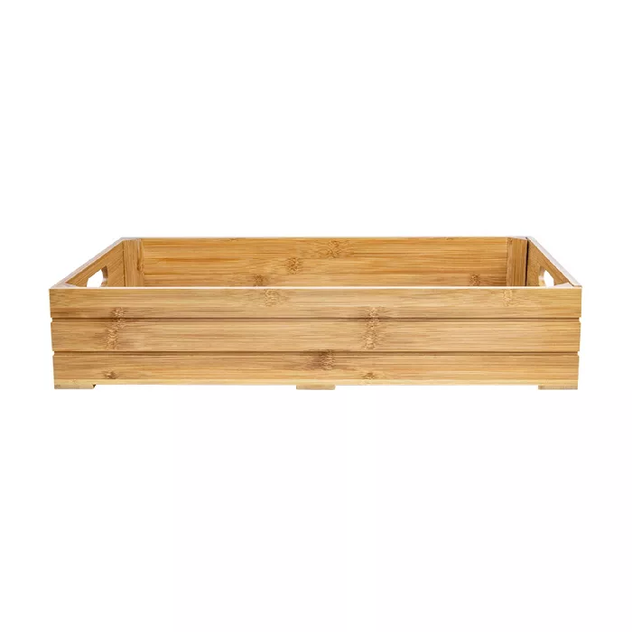 Scatola buffet gn 1/1  53x32,5x10 cm naturale bambù (1 unità)