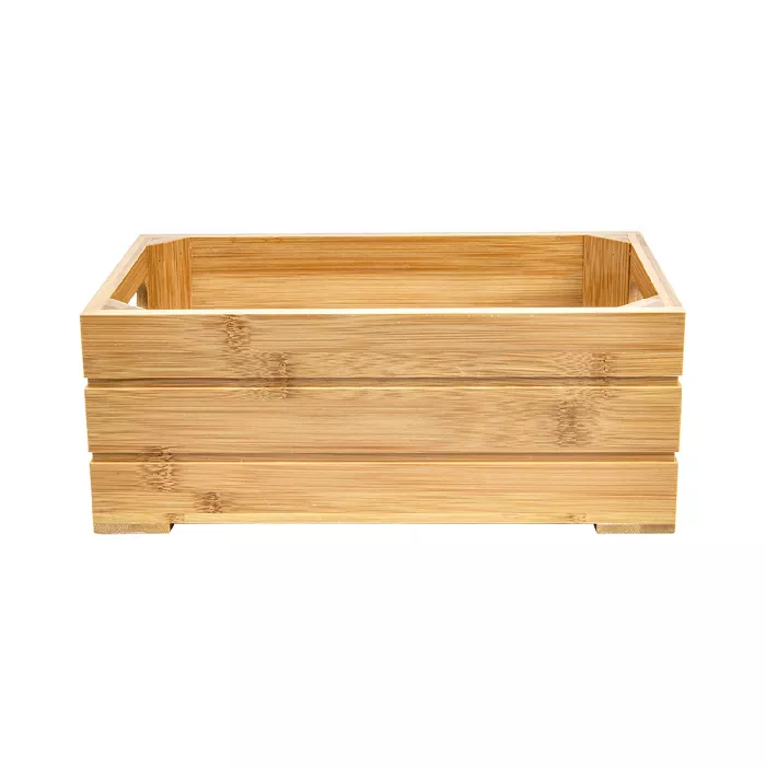 Scatola buffet gn 1/4  26,5x16,2x10 cm naturale bambù (1 unità)