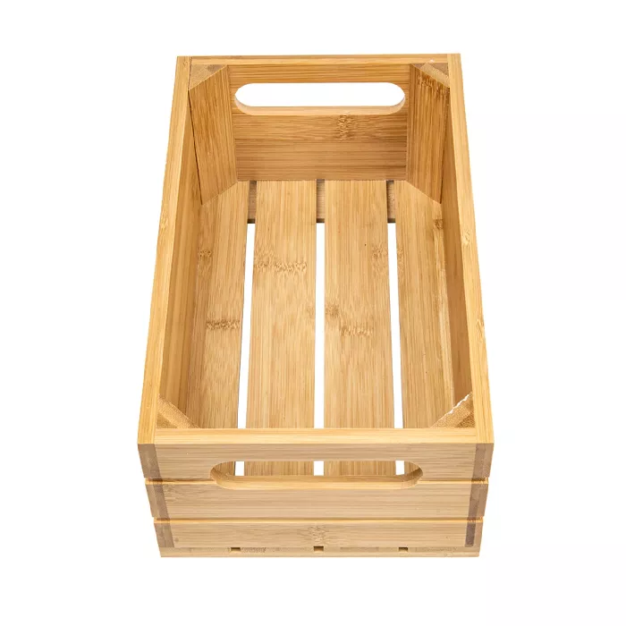 Scatola buffet gn 1/4  26,5x16,2x10 cm naturale bambù (1 unità)