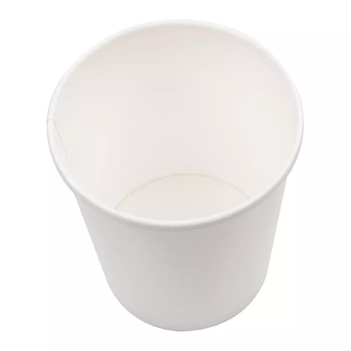 Contenitori con coperchi 960 ml - 32 oz 330 + 18 pe g/m2 ø11,7/9,2x13,5 cm bianco cartone (250 unità)