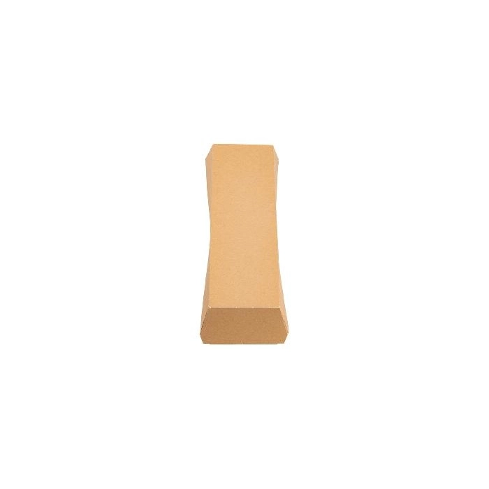 Scatola per hot-dog marrone in cartone (conf. da 50)