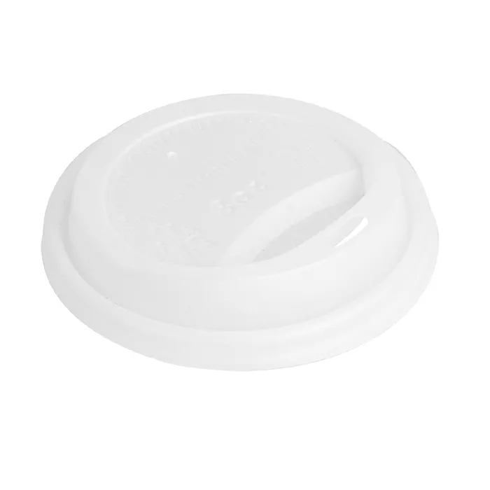 Coperchi per bicchieri 240 ml 'biodegradable'  bianco cpla (1000 unità)