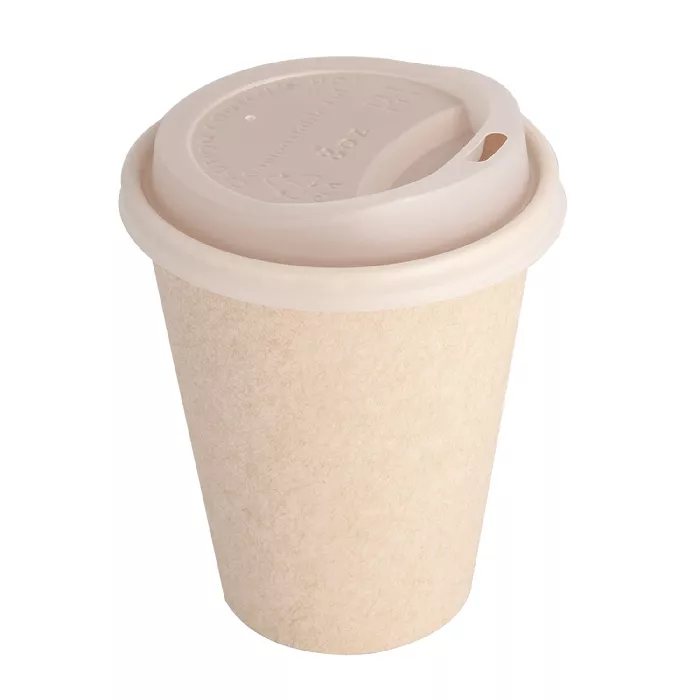 Coperchi per bicchieri 240 ml 'biodegradable'  bianco cpla (1000 unità)