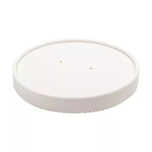 Coperchio per codice 228.34  780 ml - 26 oz 560 g/m2 + pe ø15 cm bianco cartone (250 unità)