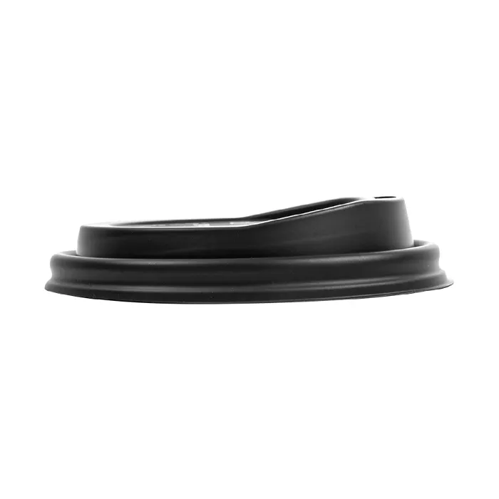 Coperchi per bicchieri 240 ml 'biodegradable'  nero cpla (1000 unità)