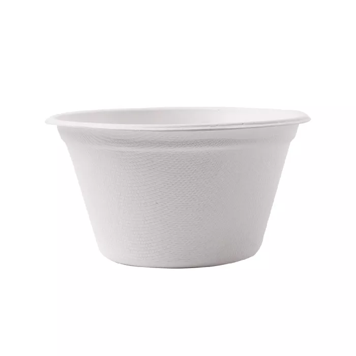 Tarrinas 'bionic' 360 ml ø 11,6x6,3 cm blanco bagazo (500 unid.)