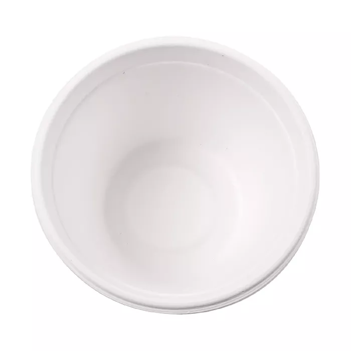 Tarrinas 'bionic' 360 ml ø 11,6x6,3 cm blanco bagazo (500 unid.)