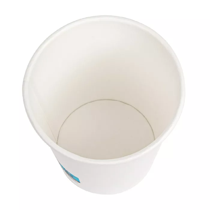 Copos bebidas quentes 1 parede  240 ml - 8 oz 280 + 18 pe g/m2 ø8/5,6x9,2 cm branco cartolina (1000 unidade)