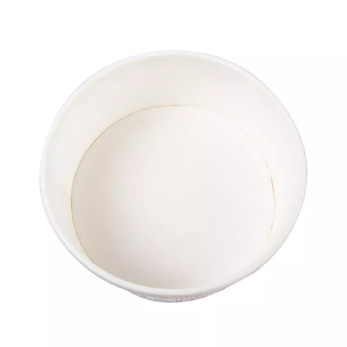 Taça gelados 'parole' 150 ml 250 + 18 pe g/m2 ø8,5x4,5 cm branco cartolina (2000 unidade)
