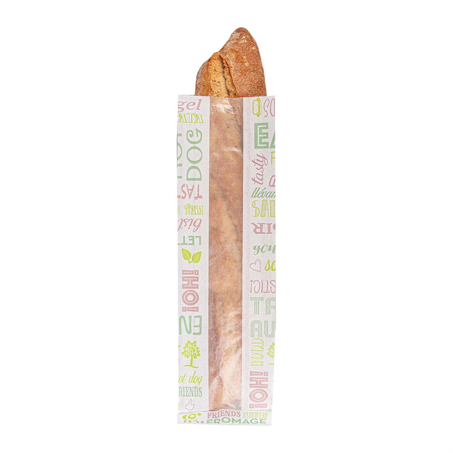 Sac sandwich n ° 12 Feel Green 12 4 x 35 cm - pack de 500 unités