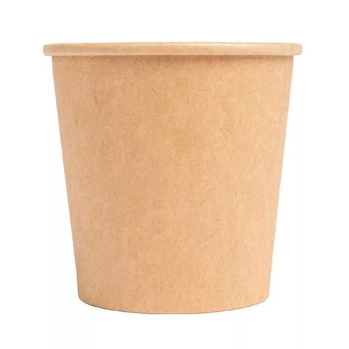 Copos bebidas quentes 1 parede  120 ml - 4 oz 230 + 18 pe g/m2 ø6,2/4,5x6 cm castanho cartolina (1000 unidade)