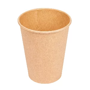 Copos bebidas quentes 1 parede  360 ml - 12 oz 300 + 18 pe g/m2 ø9/6x11 cm castanho cartolina (1000 unidade)