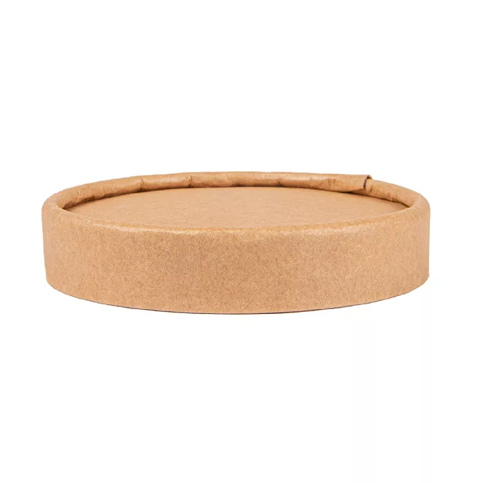 Tampa p/ taça gelados 120 ml 280 + 18 pe g/m2 ø7,7 cm castanho cartolina (1000 unidade)