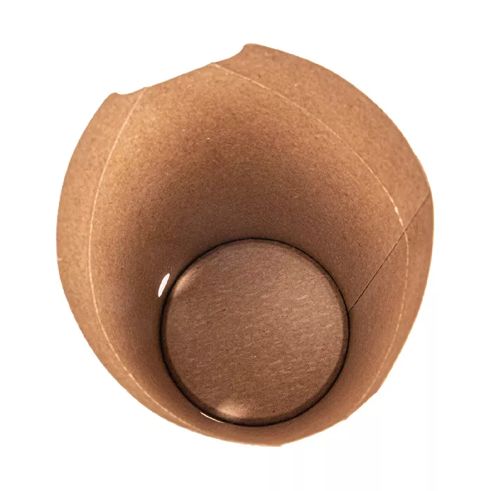 Copos para batatas fritas c/fecho 22 oz - 660 ml 200 + 25pe g/m2 8,5x18 cm castanho cartolina (1000 unidade)