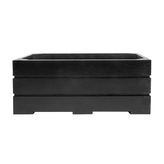 Scatola buffet gn 1/4  26,5x16,2x10 cm nero bambù (1 unità)