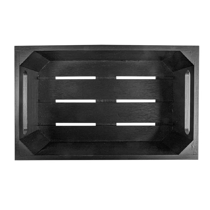 Scatola buffet gn 1/4  26,5x16,2x10 cm nero bambù (1 unità)