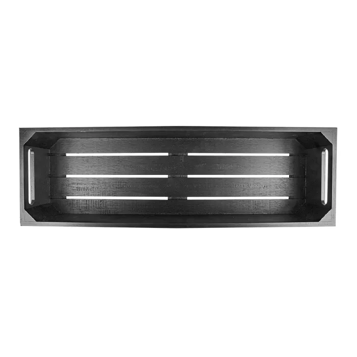 Scatola buffet gn 2/4  53x16,2x10 cm nero bambù (1 unità)