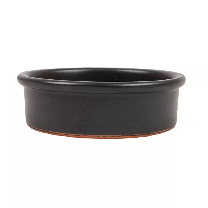 Ciotoline di terracotta per snacks 100 ml ø8,95x2,9 cm nero ceramica (42 unità)