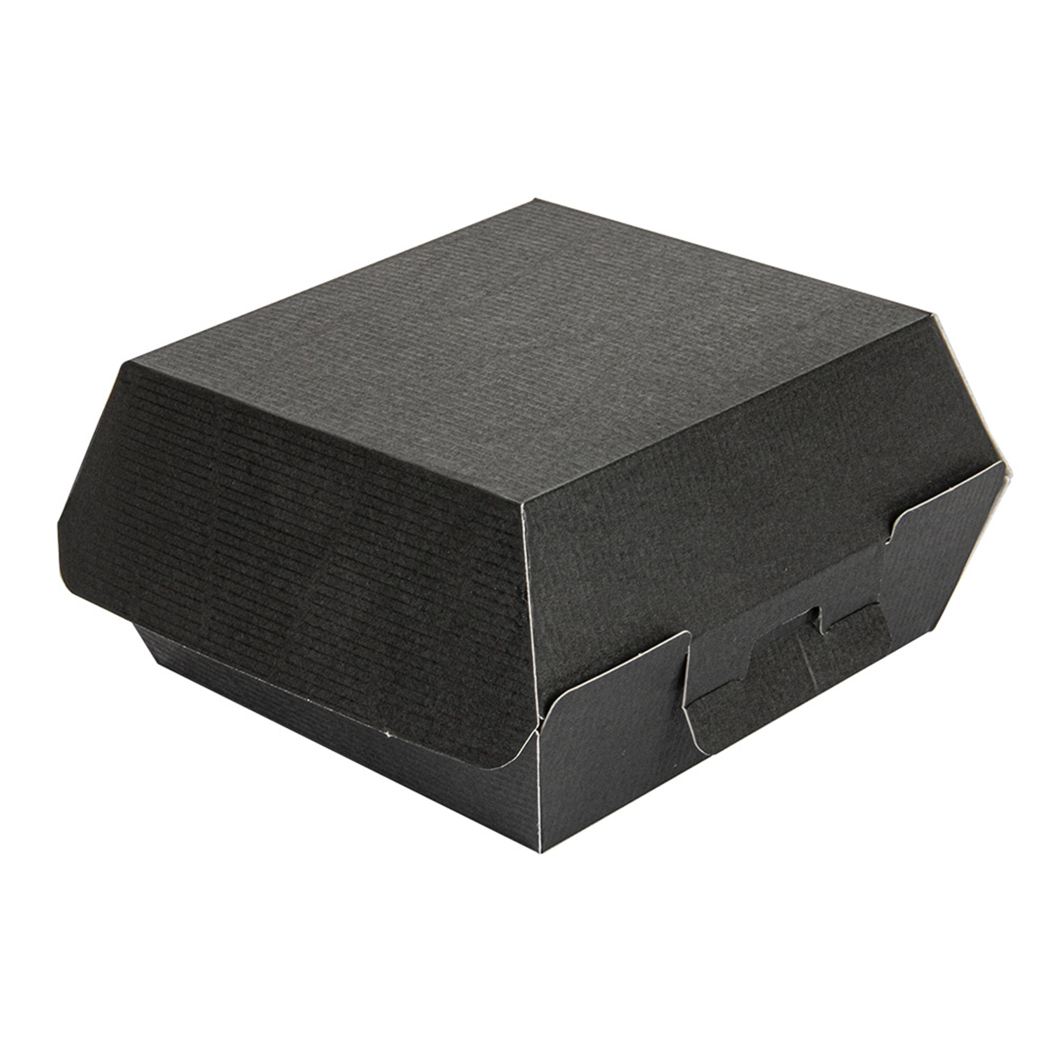 Conchas hamburguer 'thepack'  13x12,5x6,2 cm (s) preto cartão nano-micro (450 unidade)