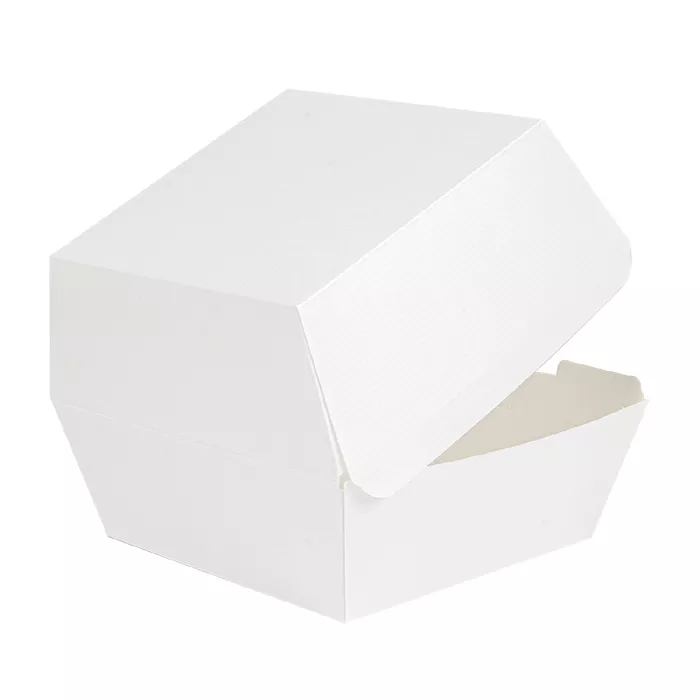 Conchas hamburguesa 'thepack' 230 g/m2 13x12,5x9 cm (m) blanco cartón ondulado nano-micro (500 unid.)