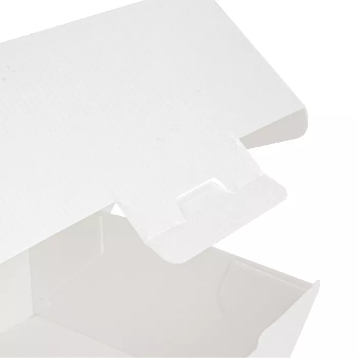 Conchas hamburguesa 'thepack' 230 g/m2 13x12,5x9 cm (m) blanco cartón ondulado nano-micro (500 unid.)
