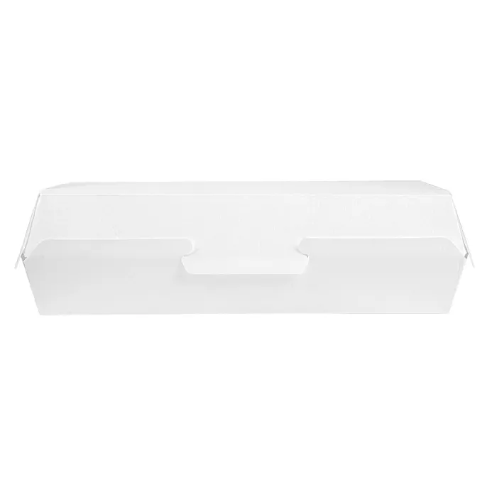 Caixas "panini" 'thepack' 230 g/m2 26,5x12,2x7 cm branco cartão ondulado nano-micro (300 unidade)
