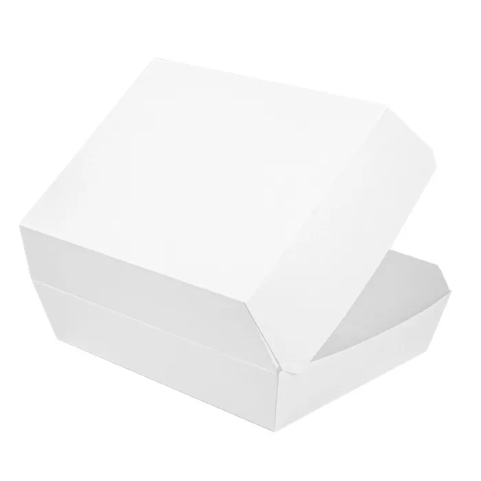 Caixas "lunch box" 'thepack' 230 g/m2 22,5x17x8,5 cm branco cartão ondulado nano-micro (300 unidade)