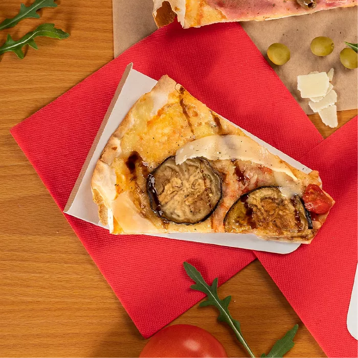 Prendi pizza 'thepack' 220 g/m2 12x15,4x2,7 cm naturale cartone ondulato a nano-micro (1600 unità)