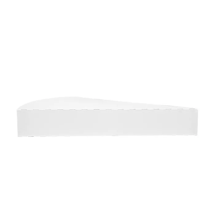Contenitori triangolare pizza 'thepack' 230 g/m2 18x23x3 cm bianco cartone ondulato a nano-micro (500 unità)