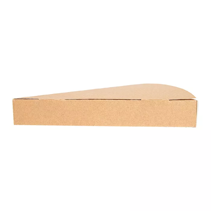 Contenitori triangolare pizza 'thepack' 220 g/m2 18x23x3 cm naturale cartone ondulato a nano-micro (500 unità)