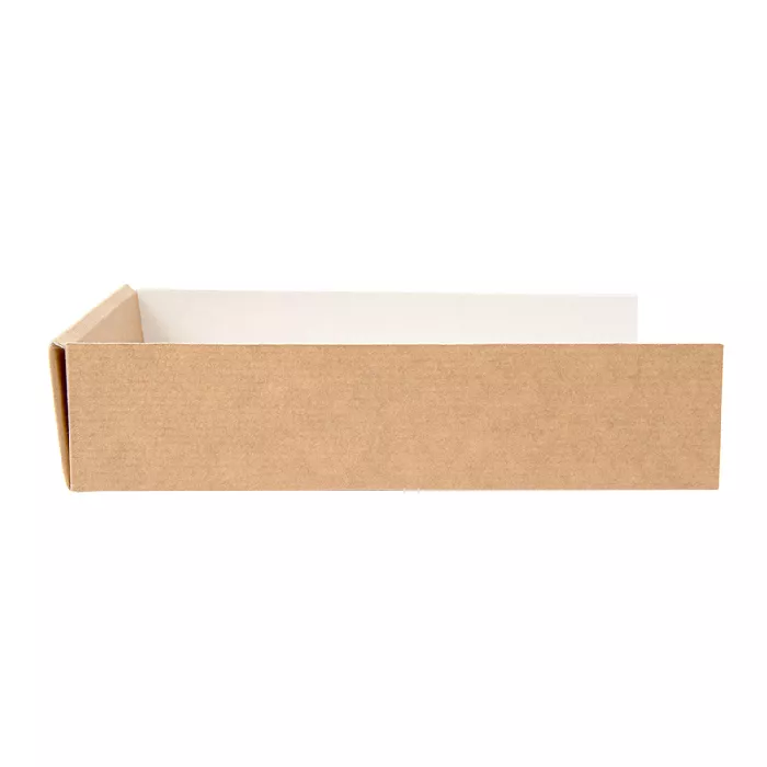 Pás diversos usos 'thepack' 220 g/m2 12x15x3,5 cm natural cartão ondulado nano-micro (800 unidade)