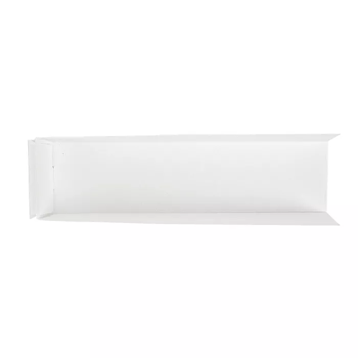 Vaschette hot dog 'thepack' 230 g/m2 4,7x18,2x4 cm bianco cartone ondulato a nano-micro (1200 unità)