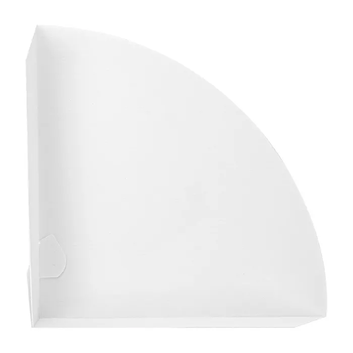 Pás crepes 'thepack' 230 g/m2 17x17x2,5 cm branco cartão ondulado nano-micro (800 unidade)