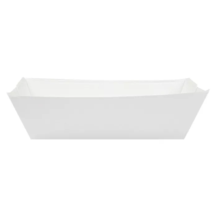 Barquillas 'thepack' 180 g 230 g/m2 9,2x5,3x3,4 cm blanco cartón ondulado nano-micro (2000 unid.)