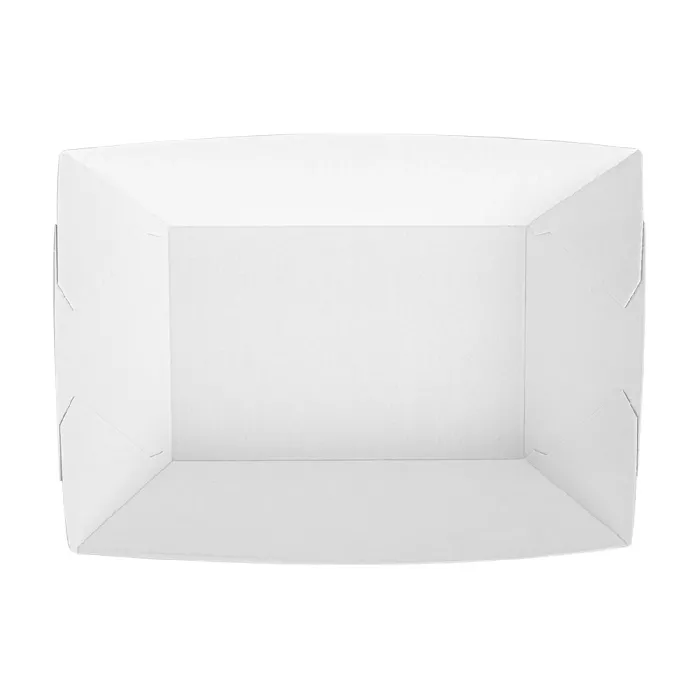 Barquetas 'thepack' 1200 g 220 g/m2 11,9x7,9x5,5 cm natural cartão ondulado nano-micro (1000 unidade)