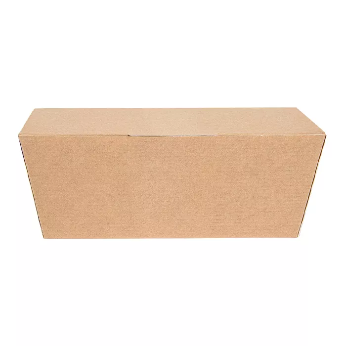 Caixas "lunch box" tampas 'thepack' 500 ml (16 oz) 220 g/m2 14x9,7x5 cm natural cartão ondulado nano-micro (480 unidade)