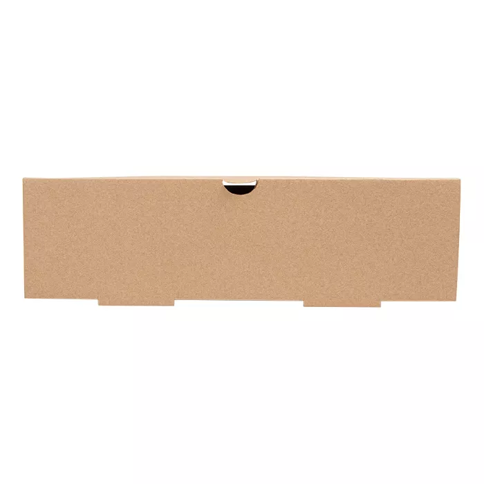 Caixas comida para levar 'thepack' 330 g/m2 26x18x7 cm natural cartão ondulado microcanal (100 unidade)