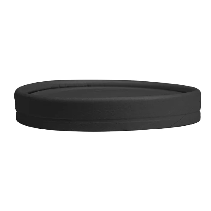 Coperchio per bicchieri  280 g/m2 + pe ø 9 cm nero cartone (1000 unità)